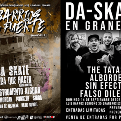 Da Skate aterriza en Chile con doble fecha y un cartel de lujo en Santiago y Graneros