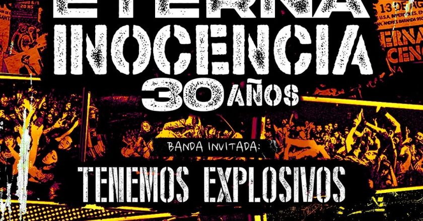 Eterna Inocencia celebra 30 años con concierto en Santiago junto a Tenemos Explosivos